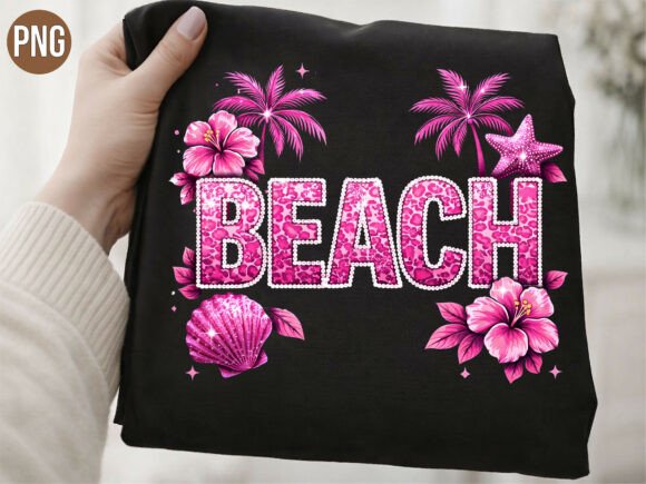 Beach Leopard Print Hibiscus Palm PNG: Elevating Creative Projects with High-Quality Digital Design