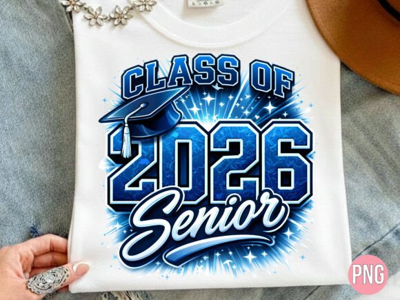 Class of 2026 Blue Senior Grad PNG: A Comprehensive Guide for Digital Creators and Print-on-Demand Sellers