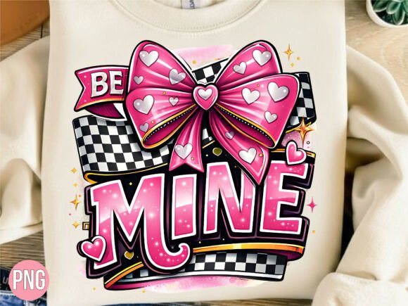 Elevating Valentine’s Day Merchandise with the Valentines Be Mine Pink Ribbon Bow PNG