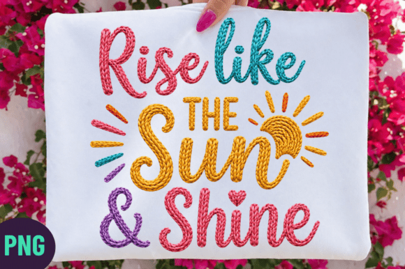 Rise Like the Sun Shine PNG: Elevating Your Sublimation and DIY Projects