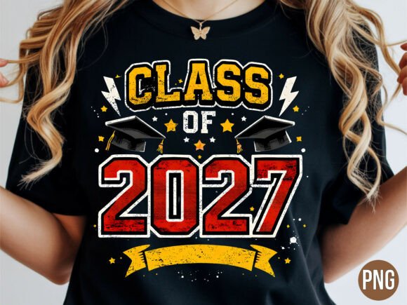 Strategic Branding with the Class of 2027 College Style Graduate PNG