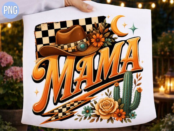 Unlocking Creativity with the Western Retro Desert Cactus Mama PNG
